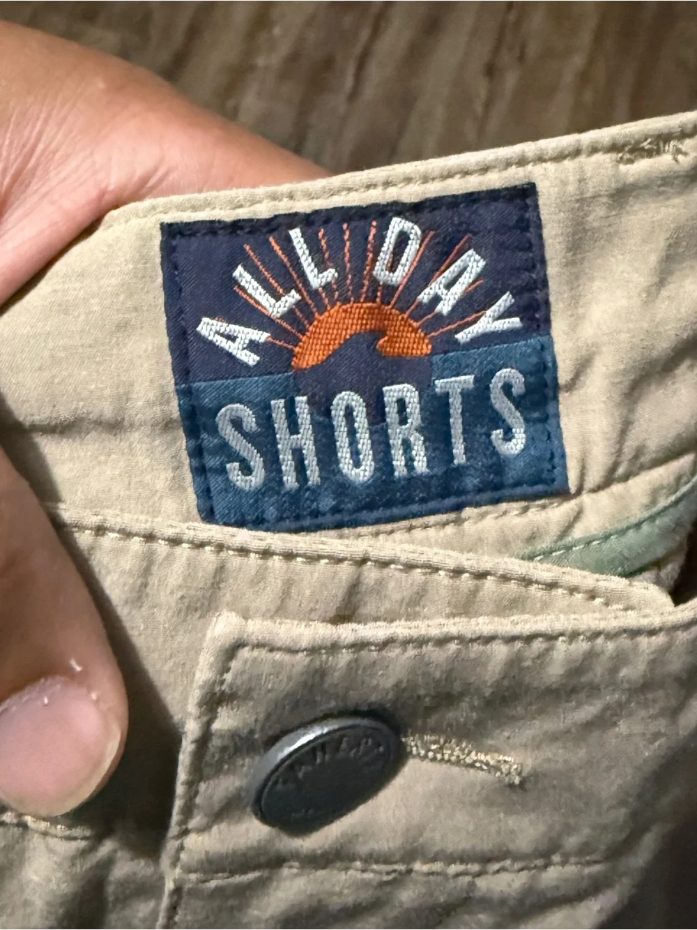 Faherty All Day Shorts Men's 30 Tan High Rise Everyday Casual Wear